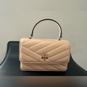 Tory Burch Mini Kira Chevron top handle crossbody